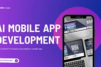 ai mobile app or website ai saas app ai chatbot ai software