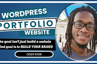 custom responsive portfolio website design wordpress and SEO optimized portfolio