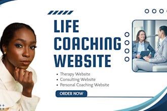 design coaching website, life coaching, life coach website, consulting website