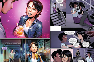 do webtoon comic artist webcomic comic page anime manga character illustration