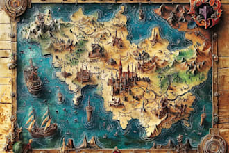 make a fantasy map for you