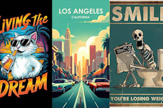 design retro vintage poster illustration flyer music travel event movie poster