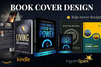 do book cover design, amazon kdp book cover design, kindle cover, book cover,kdp