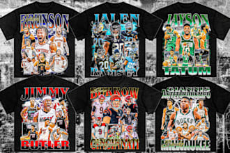 crazy custom 90s hip hop bootleg graphic tee design