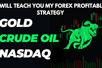 teach you forex profitable strategy on gold crude oil nasdaq