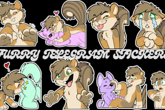 create furry stickers nsfw animated stickers for telegram and discord community