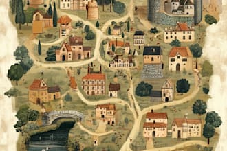 create a custom fantasy map for you