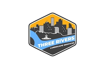 design top quality unique landscape company logo