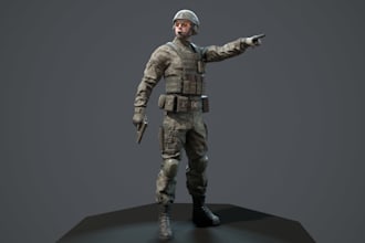 3d game car, military vehicle, armor tank, 4k texture, rig for game, animate