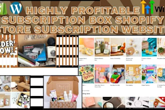design subscription box store subscription website recharge membership website