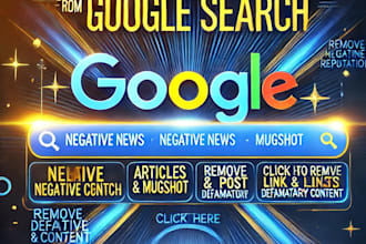 remove mugshot deleting negative links and erasing harmful articles or false