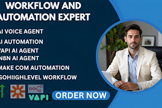 make com automation gohighlevel workflow ai voice agent vapi ai elevenlabs