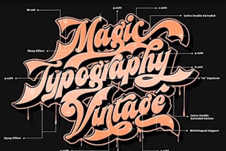 create awesome hand lettering design