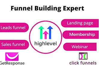 build a highly converting go high level sales funnel and automation workflow