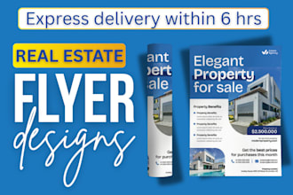 do luxury real estate marketing flyer just sold property listing  brochure in 6h