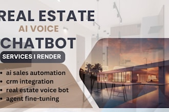 build real estate ai voice sales chatbot, voximplant multi agent saas crm gpt 4