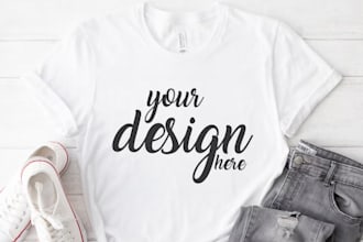 do bulk t shirt designs for merch, printful, etsy, teespring
