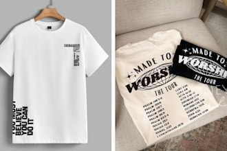 do t shirt illustration and streetwear design for merch by amazon