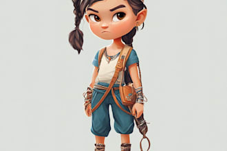 make game character art, 2d game character art