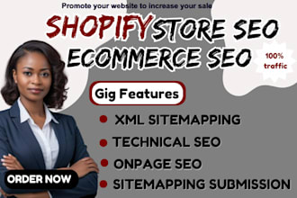 do complete shopify seo to boost website traffic sales