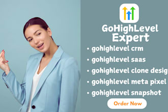 do go high level meta pixel, saas, clone design or redesign, snapshot setup ghl