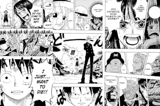 draw amazing webtoon storyboard anime manga comic page manga artist for you