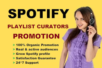 promote your music to spotify playlist curators