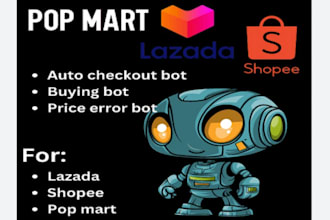 build shopee bot, price error bot, purchase bot, flipkart bot, costco bot