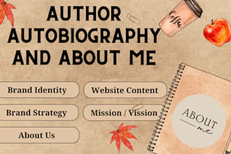 write you history and biography about me page about us content for your brand