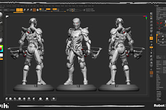 3d sculpt hard surface low poly 3d model game props asset object 3d mask weapon