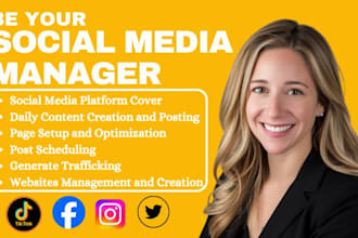 be your social media manager and personal assistant instagram marketing