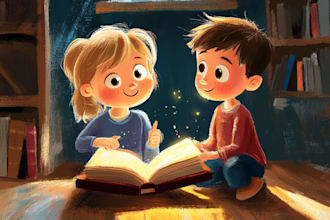 make aillustrate children book children storybook