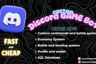 make a multifunctional discord game bot