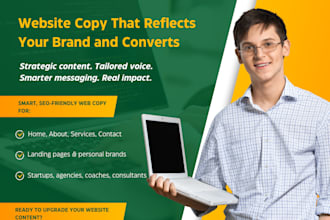 write SEO optimised website copy that informs and converts