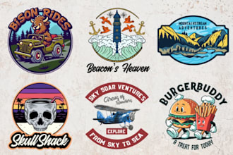 create retro,vintage, classic business logo design