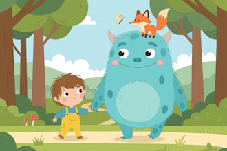 illustrate childrens book illustration