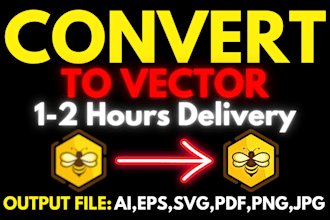 modify, redesign, redraw, fix, edit, update, or vectorize your existing logo