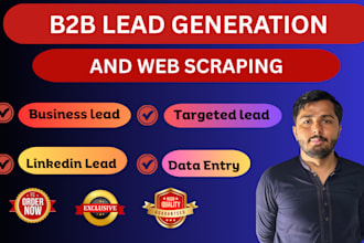 do b2b lead generation email lists  and web scraping
