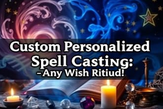 custom personalized spell, any wish ritual, custom spell casting