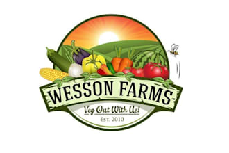 do food vegetable, coffee, juice bar, restaurant fruit logo with business card