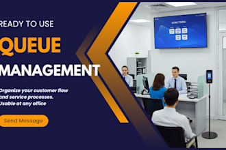 provide you a complete qms, queue management system