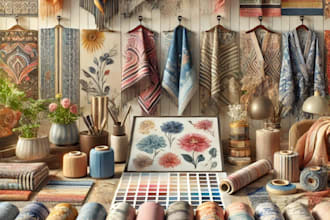 custom patterns for accessories and fabric unique and trendy designs