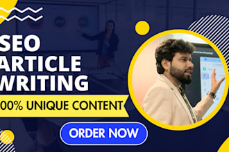 do SEO article writing, blog writing, and content writing