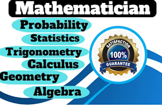 help you in math statistics calculus mathematics trigonometry and probability