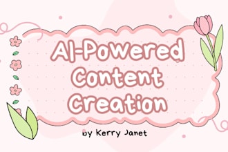 create ai generated content, chatgpt prompts, and scripts for any niche