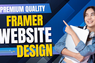 create professional framer website design, framer developer, framer landing page