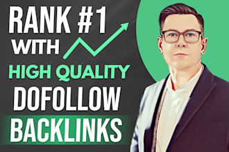 make high DR 60 to 80 SEO dofollow backlinks for top google ranking