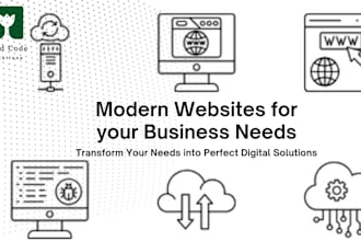 develop a modern, responsive website for your business