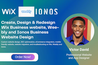 design wix redesign wix setup business website weebly ionos