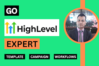 create gohighlevel email template, campaign and workflows